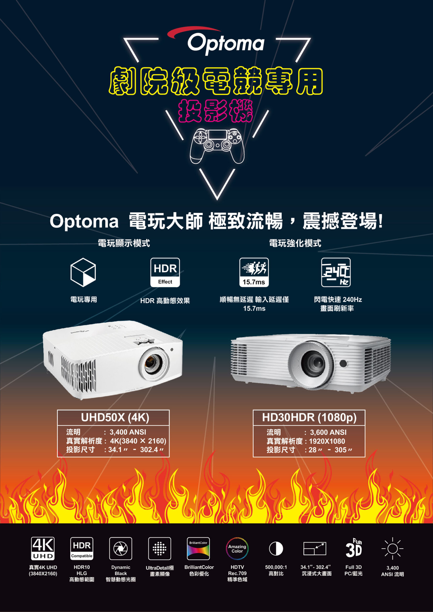 UHD50X,HD30HDR-148.5X210mm