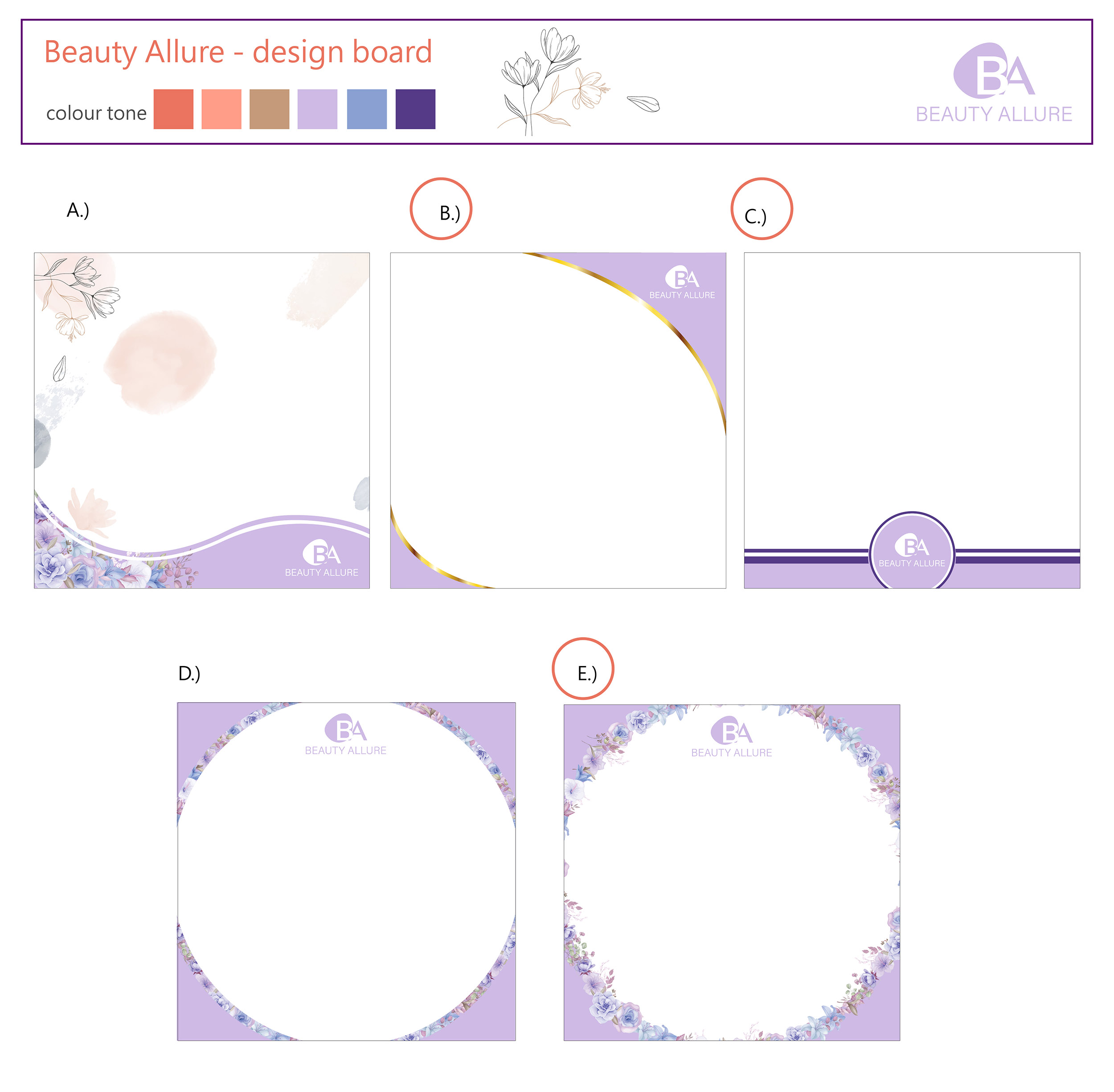 Beauty Allure-Design board